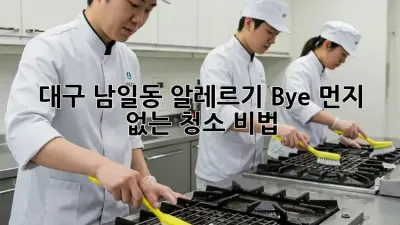 대구 남일동🏡 알레르기 Bye! 먼지 없는 청소 비법✨